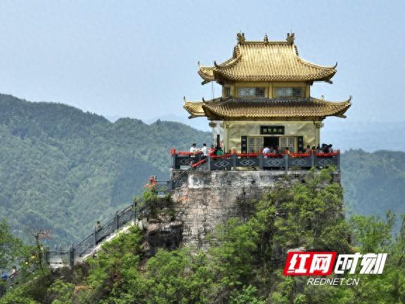 长假去哪儿丨靖州：飞山“秀色可餐” “五一”游人如织
