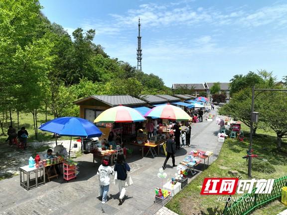 长假去哪儿丨靖州：飞山“秀色可餐” “五一”游人如织