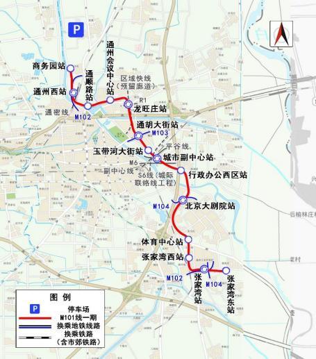 北京地铁三期规划，北京地铁s6线最新规划图（M101线这一站将可“七线换乘”）