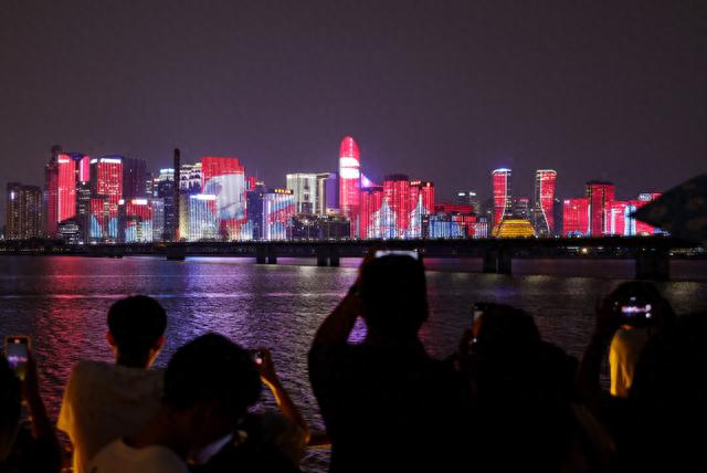 夜游钱塘江 打卡夜地标
