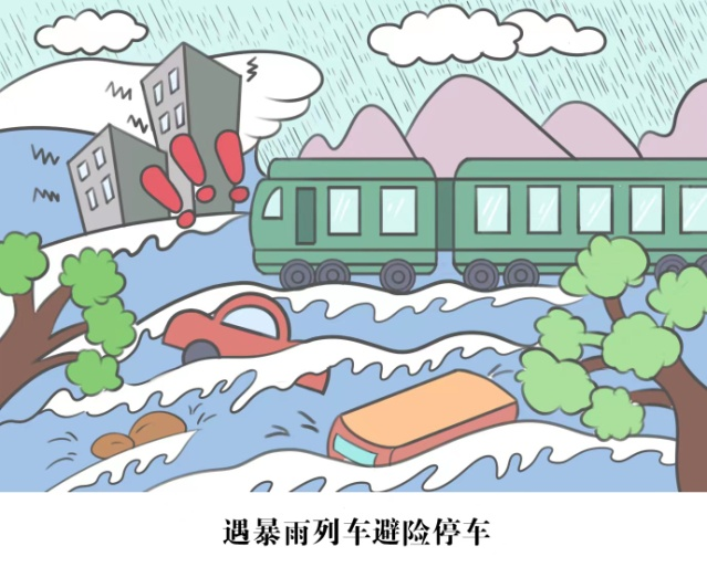 简易手绘漫画，见证风雨同舟的力量