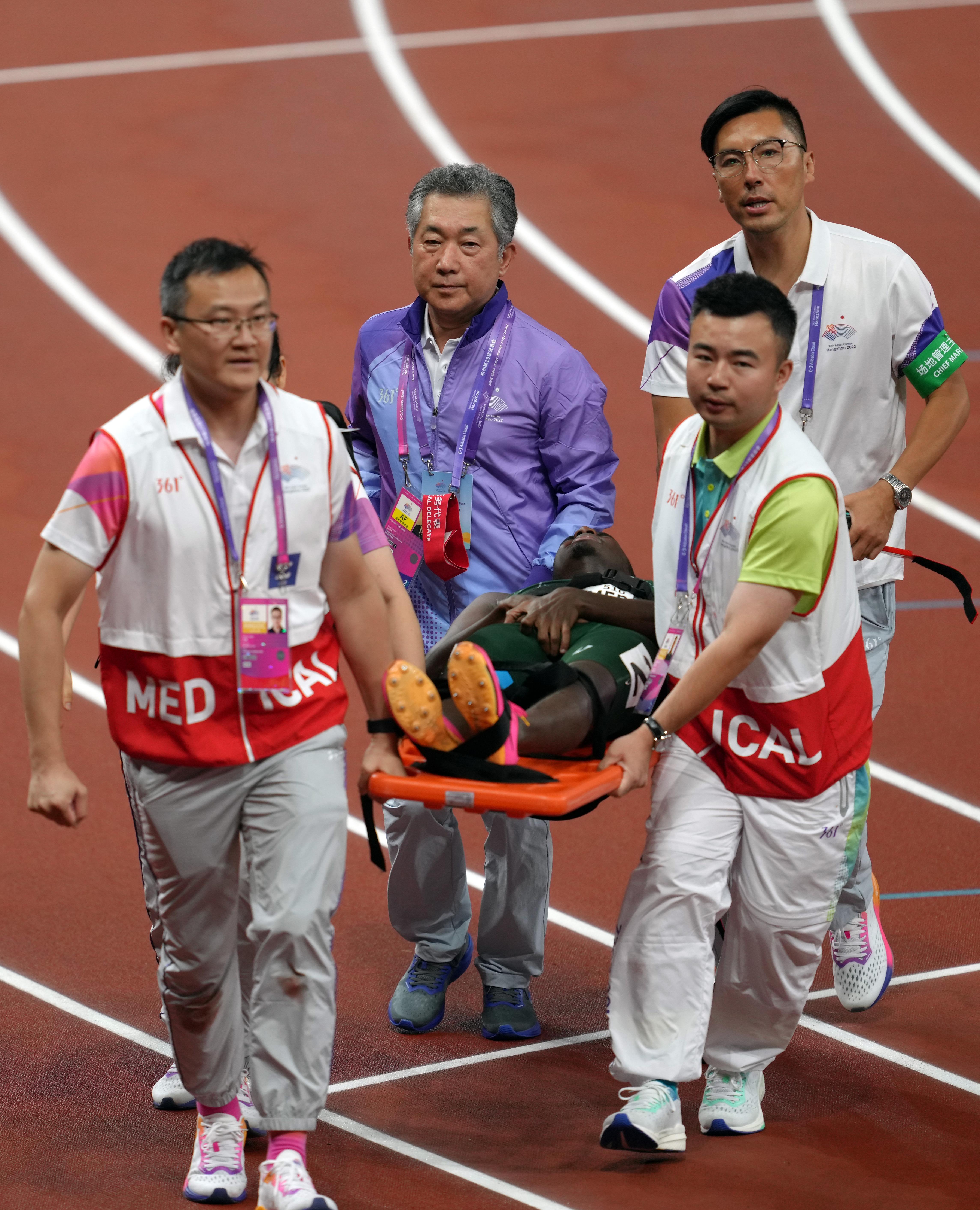 100米 半决赛 (杭州亚运会)田径——男子100米:半决赛